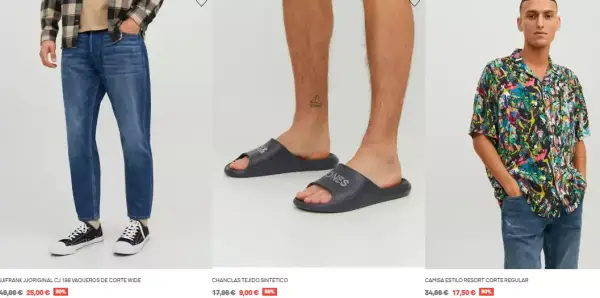 Hasta 50% Dto. + 20% Extra en Jack&Jones Hasta 50% Dto. + 20% Extra en Jack&Jones
