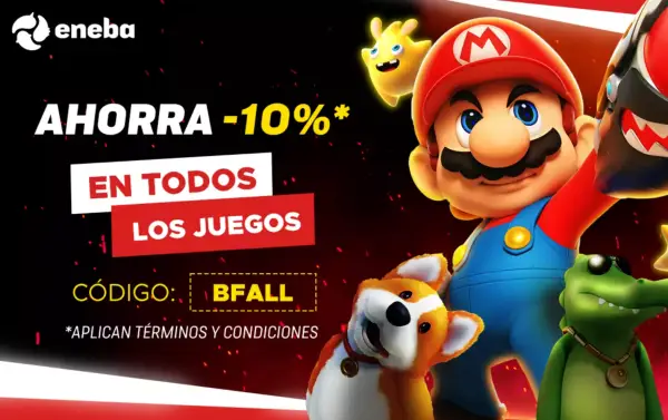 10% de descuento extra en todos los juegos digitales en Eneba 10% de descuento extra en todos los juegos digitales en Eneba