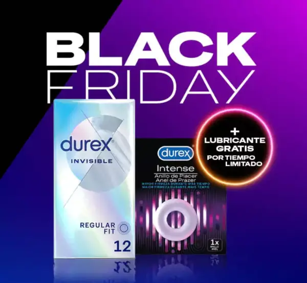 12€ de dto. en pedidos de 30 € o más + Lubricante gratis en Durex 12€ de dto. en pedidos de 30 € o más + Lubricante gratis en Durex