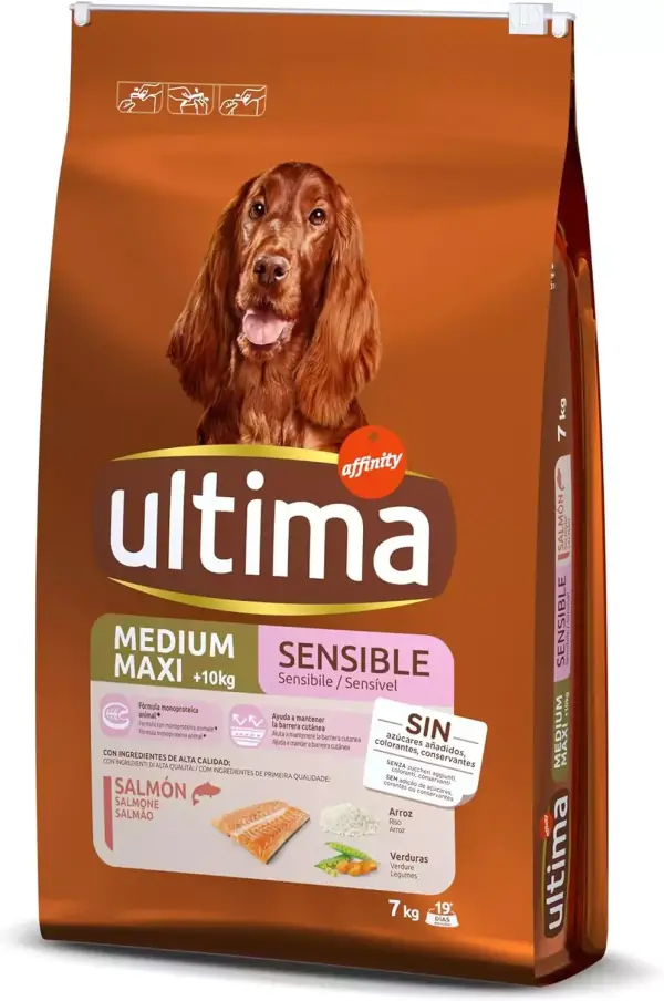 7Kg Ultima Medium-Maxi Salmón 7Kg Ultima Medium-Maxi Salmón
