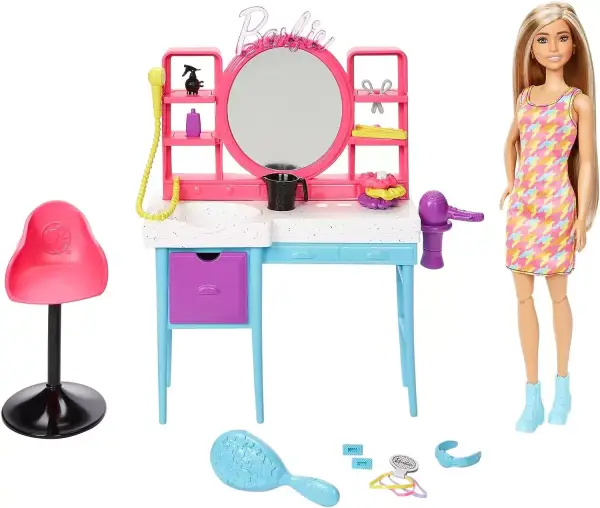 Muñeca con peluquería y accesorios Barbie Totally Hair Muñeca con peluquería y accesorios Barbie Totally Hair
