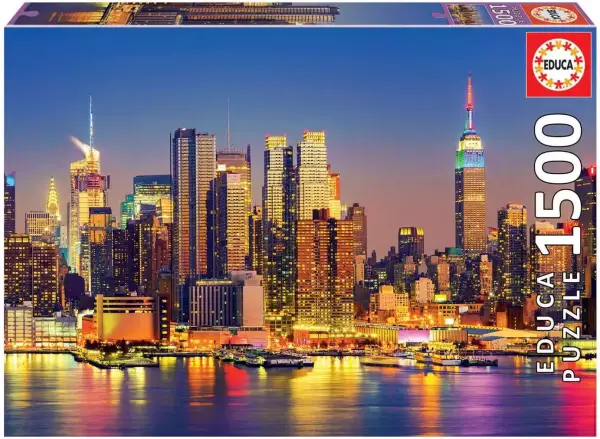 Puzzle Educa 1500 Piezas Manhattan de Noche Puzzle Educa 1500 Piezas Manhattan de Noche