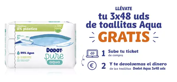 Prueba las Toallitas Aqua de Dodot Prueba las Toallitas Aqua de Dodot