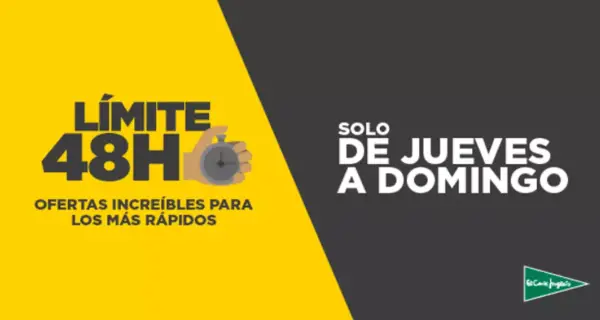 Límite 48 Horas (Hogar y decoración, Tecnología, Mujer, Hombre, Infantil, y más...) El Corte Inglés Límite 48 Horas (Hogar y decoración, Tecnología, Mujer, Hombre, Infantil, y más...) El Corte Inglés