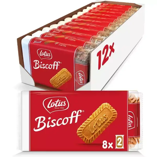 12x 8 Galleta Original Caramelizada Lotus Biscoff 12x 8 Galleta Original Caramelizada Lotus Biscoff
