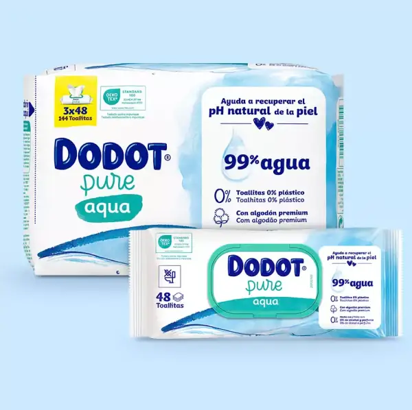 Pack de toallitas Dodot Aqua Pure Pack de toallitas Dodot Aqua Pure