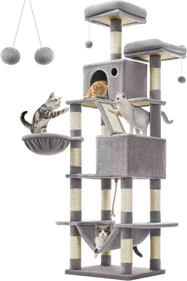 Árbol rascador para gatos 206 cm Árbol rascador para gatos 206 cm