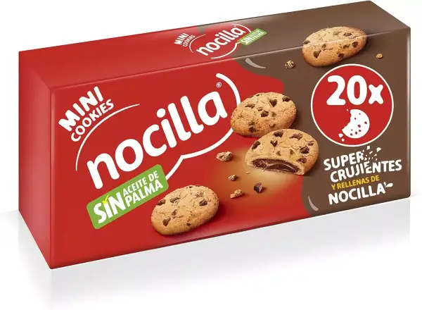 20 Mini Cookies Nocilla 160gr 20 Mini Cookies Nocilla 160gr