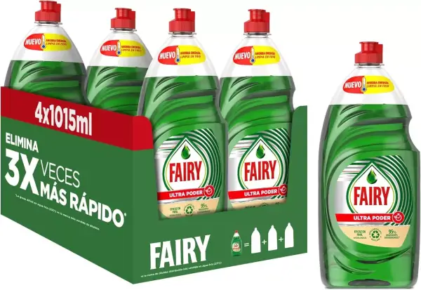 4x1015ML Lavavajillas Líquido Fairy Ultra Original 4x1015ML Lavavajillas Líquido Fairy Ultra Original
