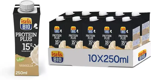 10x 250 ml Bebida Ecológica Vegetal Soja con Vainilla ISOLA BIO 10x 250 ml Bebida Ecológica Vegetal Soja con Vainilla ISOLA BIO