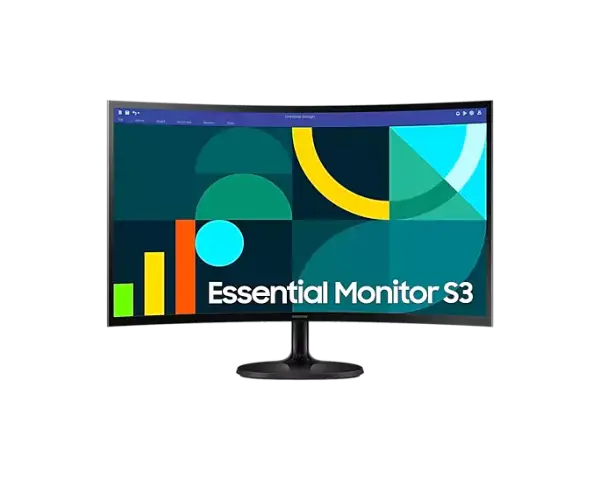 Monitor Curvo Samsung 27” Essential S3 S36GD FHD 100Hz Monitor Curvo Samsung 27” Essential S3 S36GD FHD 100Hz
