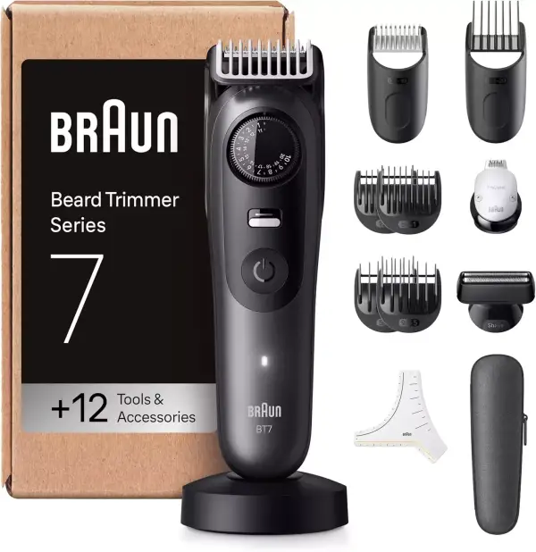 Recortadora de barba Braun Series 7 BT7545 Recortadora de barba Braun Series 7 BT7545