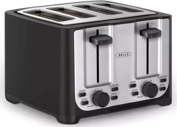 Tostadora de 4 Rebanadas Bella 1500W Tostadora de 4 Rebanadas Bella 1500W