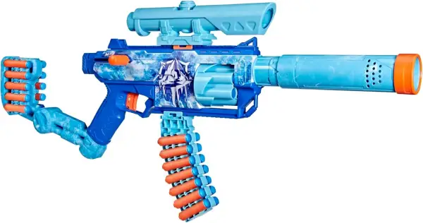 Lanzador Nerf Loadout FrostFusion + 30 Dardos N1 Lanzador Nerf Loadout FrostFusion + 30 Dardos N1