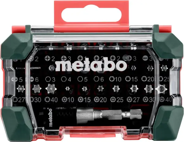 Kit de 32 puntas de tornillo Metabo Kit de 32 puntas de tornillo Metabo