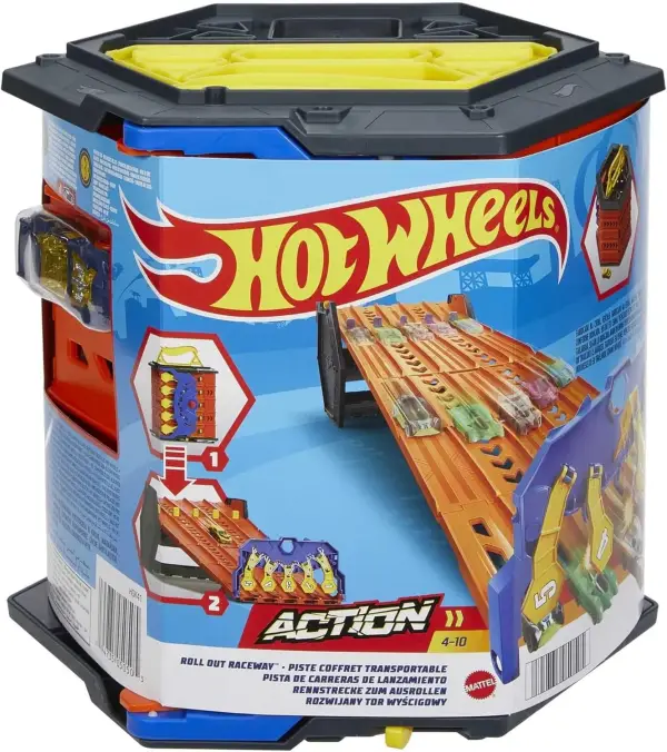 Pista para coches de juguete portátil Hot Wheels Action Pista para coches de juguete portátil Hot Wheels Action