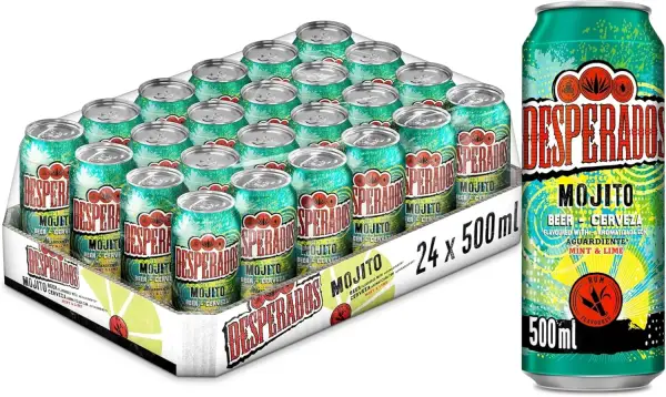24 x 50cl Lata Desperados Cerveza Mojito 24 x 50cl Lata Desperados Cerveza Mojito