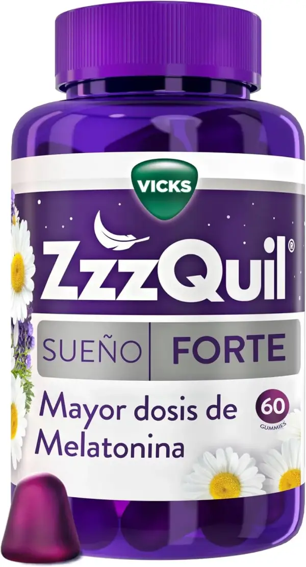 60 Gummies ZzzQuil Sueño Forte 60 Gummies ZzzQuil Sueño Forte