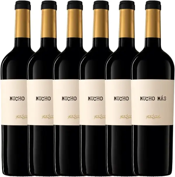 6x 750ml Vino Tinto Tempranillo Mucho Más Shiraz 6x 750ml Vino Tinto Tempranillo Mucho Más Shiraz