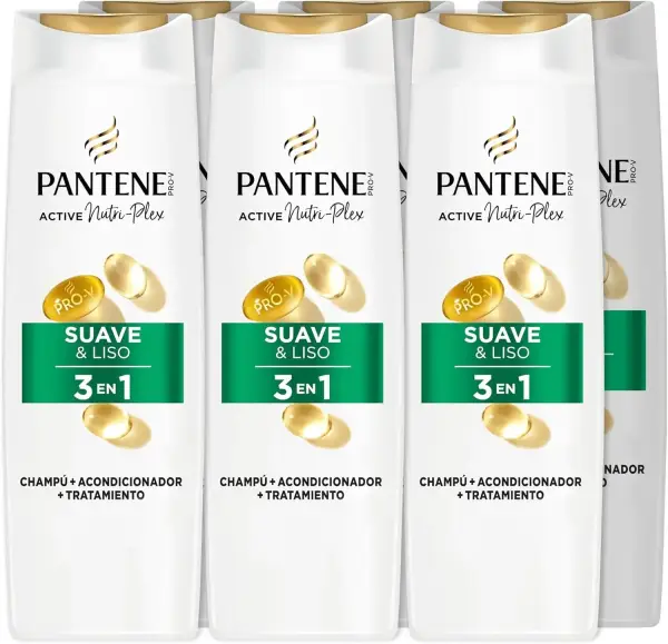 6x Champús Pantene Pro-V Suave&Liso 6x Champús Pantene Pro-V Suave&Liso