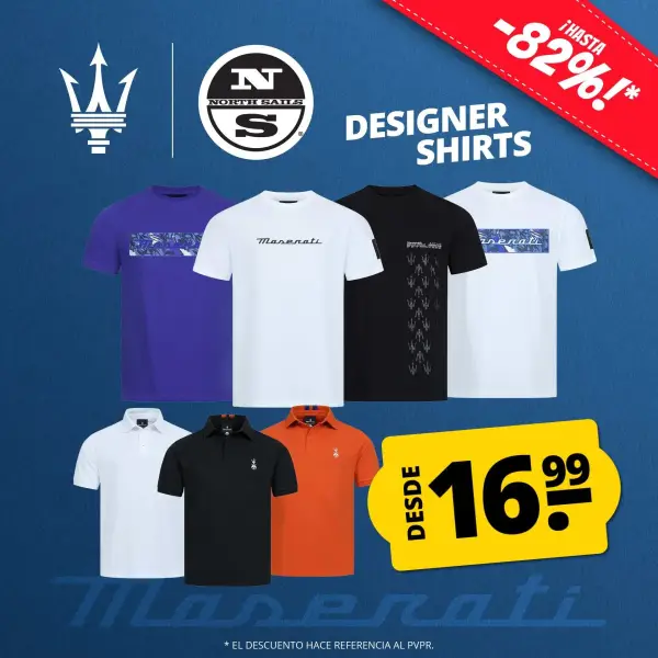 Camisetas y polos Maserati x North Sails Camisetas y polos Maserati x North Sails