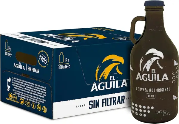 12 Botellas 33cl Cerveza Águila Sin Filtrar 12 Botellas 33cl Cerveza Águila Sin Filtrar