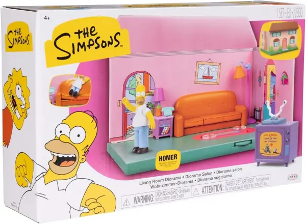 Playset Salón de la Familia Los Simpsons Jakks Pacific Playset Salón de la Familia Los Simpsons Jakks Pacific