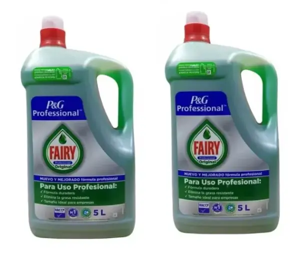 2x 5L Fairy lavavajillas concentrado profesional 2x 5L Fairy lavavajillas concentrado profesional