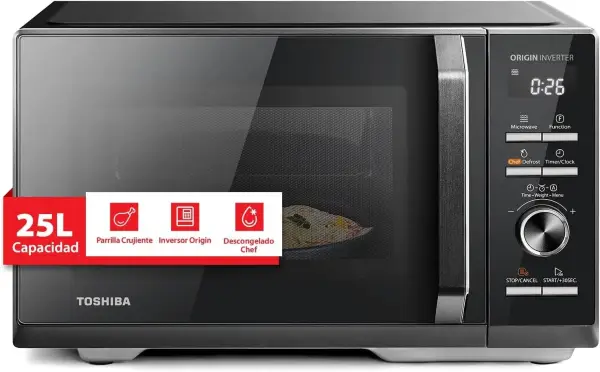 Microondas Toshiba con Grill 25L 900W Microondas Toshiba con Grill 25L 900W