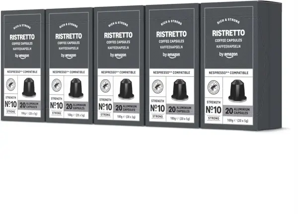 100 Cápsulas de café Ristretto by Amazon 100 Cápsulas de café Ristretto by Amazon