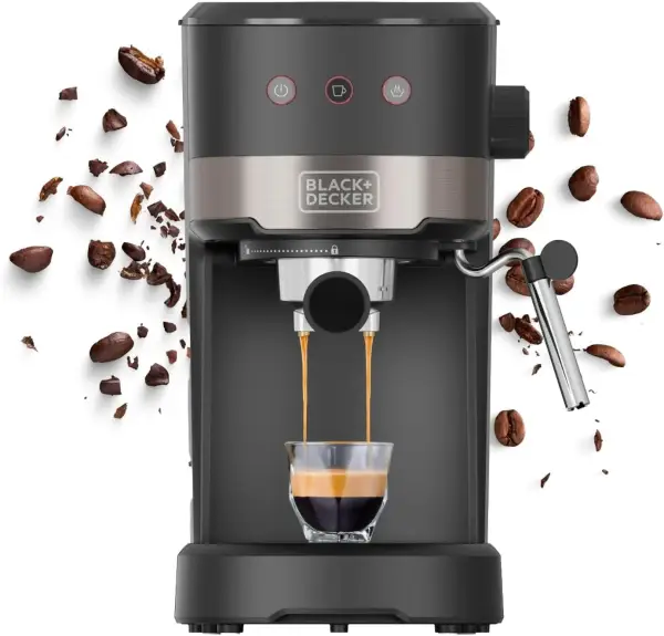 Cafetera Black+Decker Espresso Compacta 1100W Cafetera Black+Decker Espresso Compacta 1100W