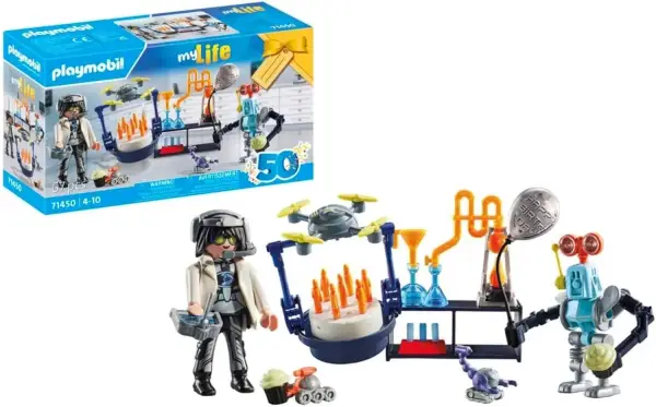 PLAYMOBIL myLife Investigador con Robots PLAYMOBIL myLife Investigador con Robots