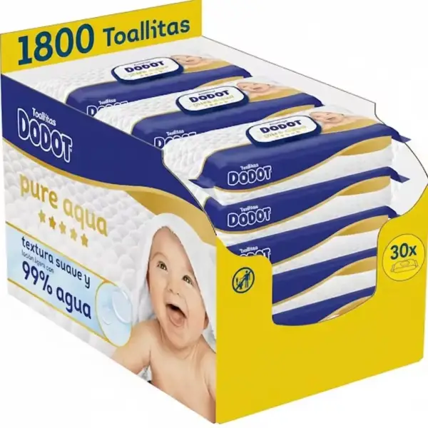 1800 Toallitas Dodot Pure Aqua 1800 Toallitas Dodot Pure Aqua