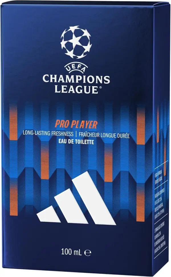 100ml Eau de Toilette Adidas UEFA Champions League PRO PLAYER Edition 100ml Eau de Toilette Adidas UEFA Champions League PRO PLAYER Edition
