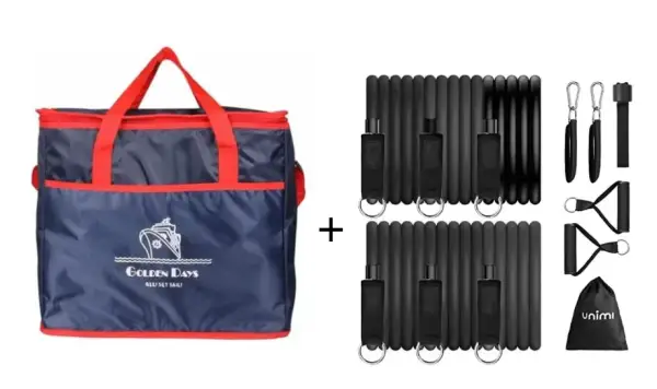 Nevera plegable 9L + Juego de bandas Nevera plegable 9L + Juego de bandas