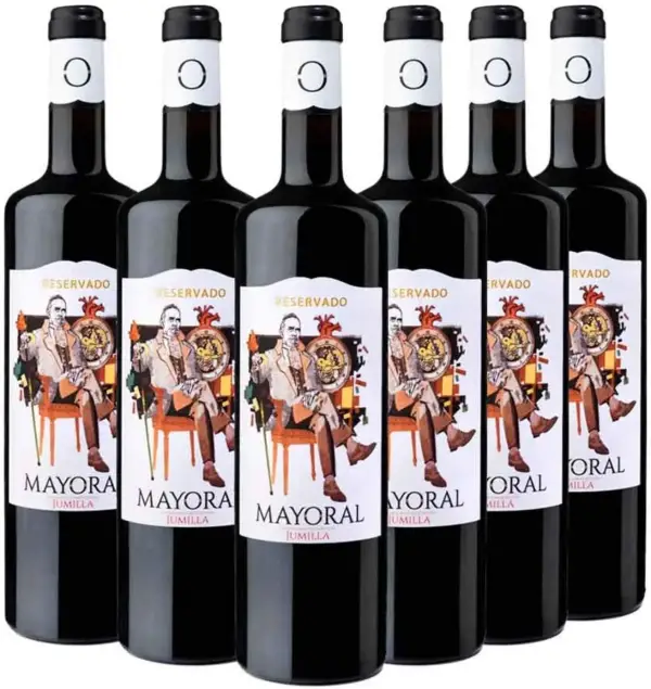 6x 750 ml Vino Tinto D.O Jumilla Mayoral Reservado 6x 750 ml Vino Tinto D.O Jumilla Mayoral Reservado