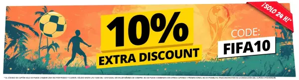 Hasta 90% Dto. + 10% EXTRA en TODO Deporte Outlet Hasta 90% Dto. + 10% EXTRA en TODO Deporte Outlet
