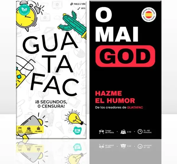 Pack Juegos Mesa Adultos Guatafac + Omaigod Pack Juegos Mesa Adultos Guatafac + Omaigod
