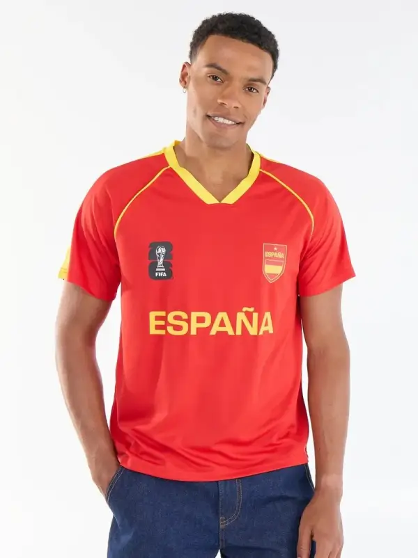 Camiseta con licencia oficial Copa Mundial FIFA 26™ España Camiseta con licencia oficial Copa Mundial FIFA 26™ España