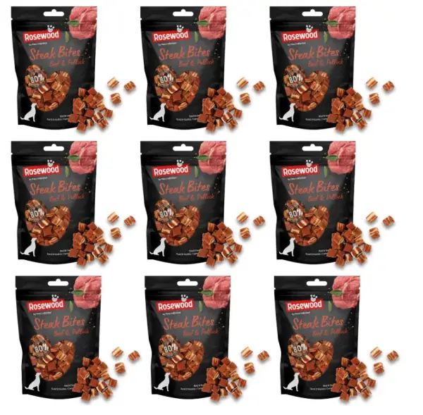 9x 100 g Bocadillos de Carne Pets Unlimited 9x 100 g Bocadillos de Carne Pets Unlimited