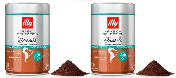 2x 250g Café molido illy Arabica Selection Brasil 2x 250g Café molido illy Arabica Selection Brasil