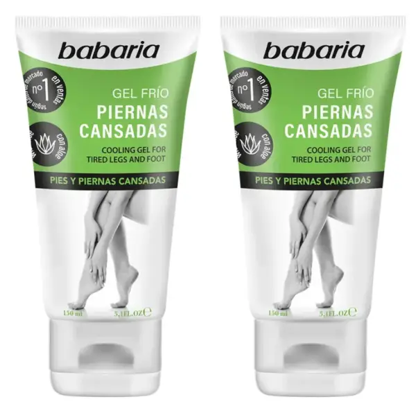 2x 150ml Gel frio piernas cansadas Babaria 2x 150ml Gel frio piernas cansadas Babaria