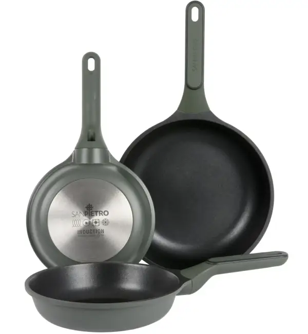 Set 3 Sartenes Aluminio 20, 22 y 26 cm SANPIETRO Midnight Set 3 Sartenes Aluminio 20, 22 y 26 cm SANPIETRO Midnight