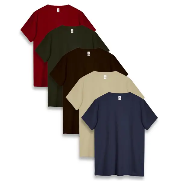 Pack de 5 Camisetas 100% Algodón Pack de 5 Camisetas 100% Algodón