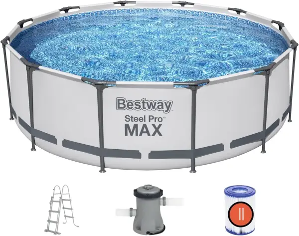 Piscina Desmontable Tubular Bestway Steel Pro MAX 366 x 100 cm Piscina Desmontable Tubular Bestway Steel Pro MAX 366 x 100 cm