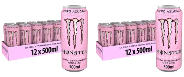 24x 500ml Monster Energy Ultra Strawberry 24x 500ml Monster Energy Ultra Strawberry