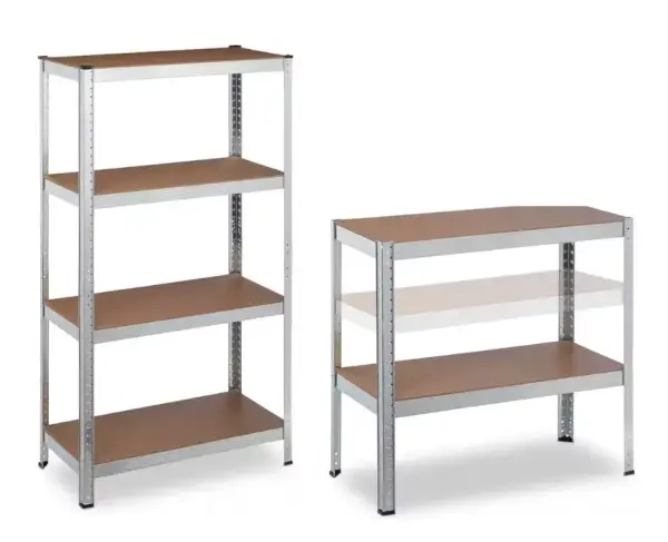 Estantería metálica galvanizada 30x70x140cm Estantería metálica galvanizada 30x70x140cm