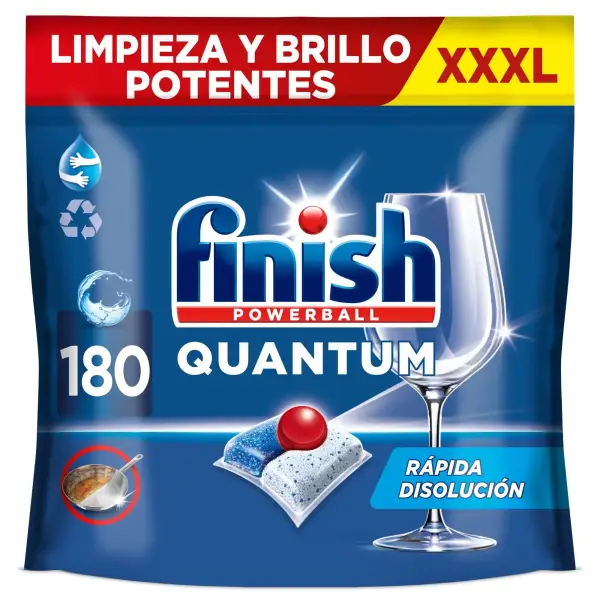 180 Pastillas Finish Powerball Quantum 180 Pastillas Finish Powerball Quantum