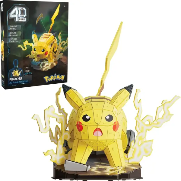 Maqueta 4D Build Puzzle 3D Pokemon Pikachu Maqueta 4D Build Puzzle 3D Pokemon Pikachu