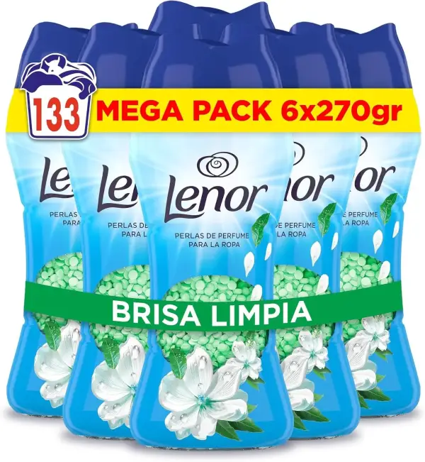 133 Lavados (6 x 270g) Lenor Perlas De Perfume 133 Lavados (6 x 270g) Lenor Perlas De Perfume